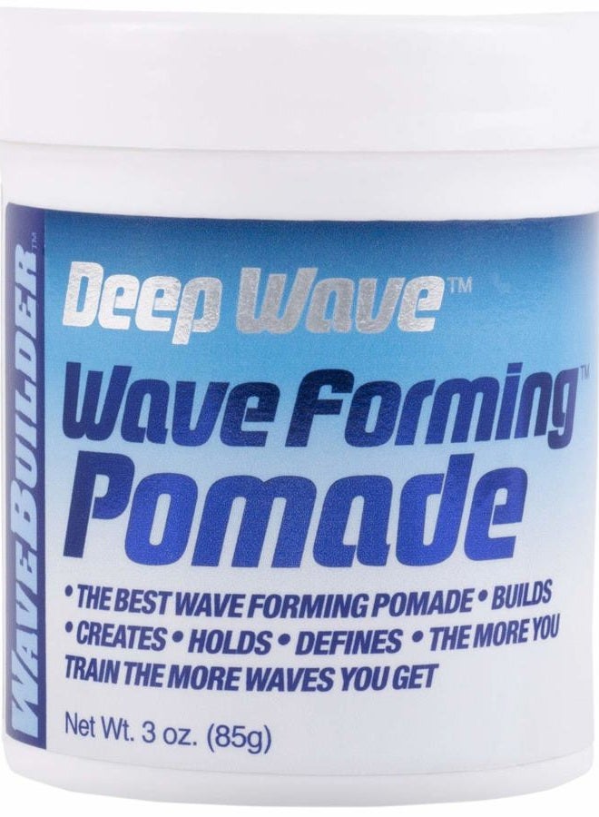 WaveBuilder Deep Wave Forming Pomade | Original Formula Builds, Creates, Holds, Defines Hair Waves, 3 Oz - Image 1