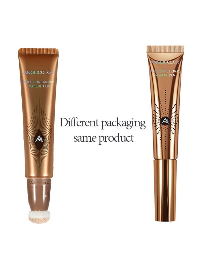 Anglicolor - Multi-Functional Makeup Pen,Liquid Highlighter Makeup Stick 3D Sparkling Effectcream Highlighter Lightweighteasy To Spreadhighlighter Makeup Long Lastingnatural Makeup Effect (#01 Spotlight)Multi-Functional Makeup Pen,Liquid Highlighter Makeup Stick 3D Sparkling Effectcream Highlighter Lightweighteasy To Spreadhighlighter Makeup Long Lastingnatural Makeup Effect (#01 Spotlight) - Image 1