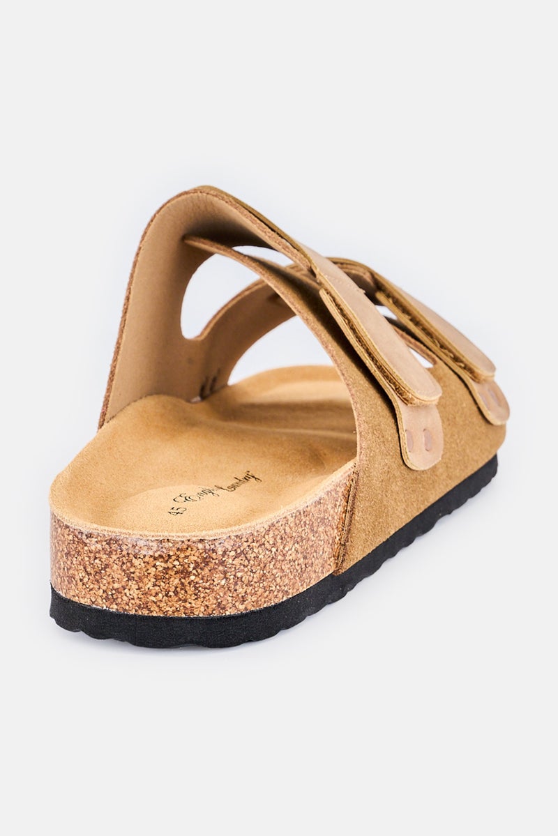 English Laundry Men Slip On Sandal, Brown - Image 3