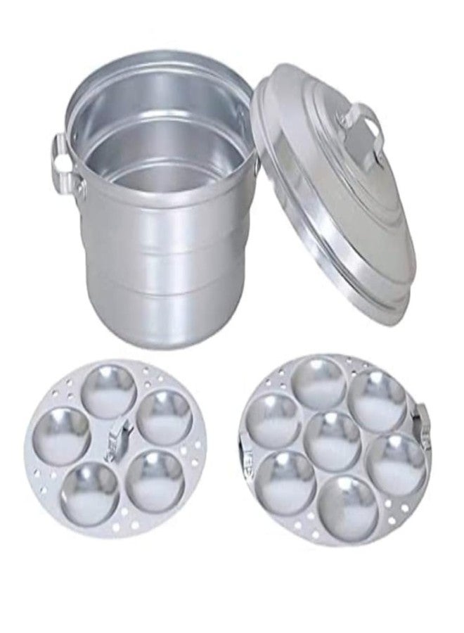 Idli Maker | Idli Pot Small | Idli Maker Pot | Idli Cooker | Idli Making Pot Aluminum | Idly Maker,Idly Cooker, Idly Pot aluminium | No of idli (16) - Image 2
