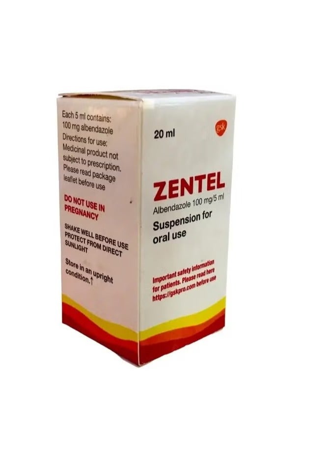 gsk Zentel Oral Suspension 20ml 