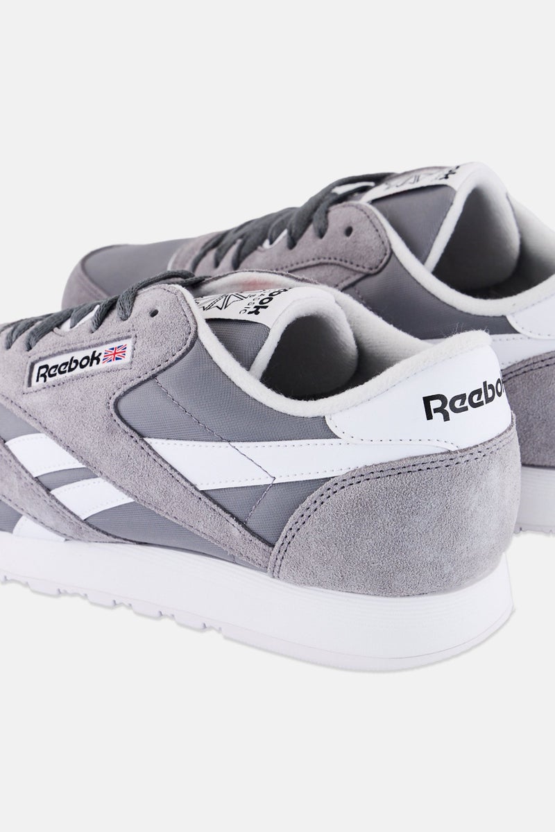 Reebok Men Classic Nylon Lace Up Running Shoes, Grey  - Image 2