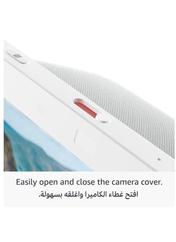 Generic - Echo Show 8 (3rd generation) | 8" HD smart display with bluetooth and Alexa | Use your voice to control smart home devices, play music or the Quran, and more - Image 1
