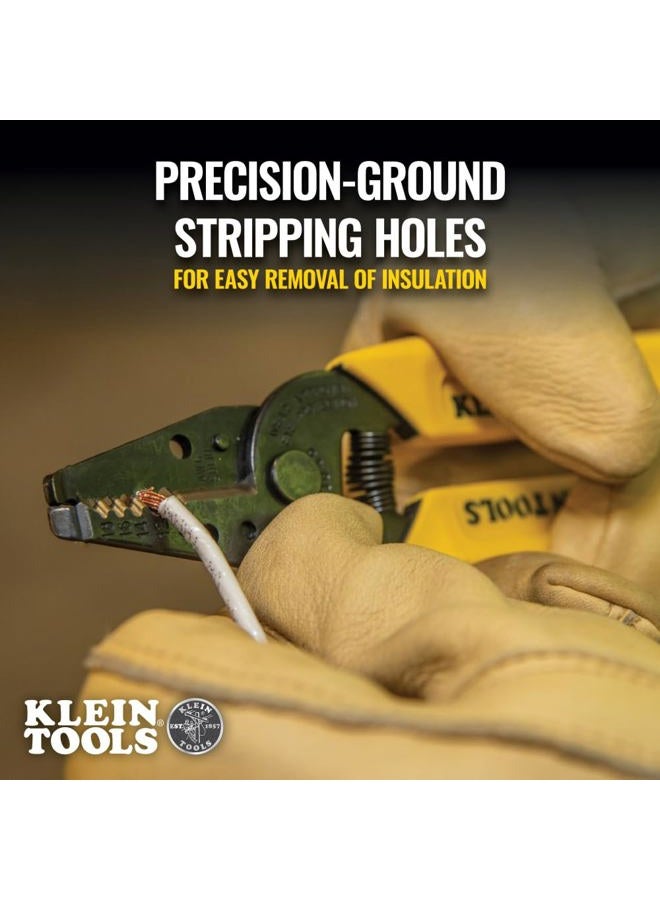 Klein Tools 11045 10-18 AWG Solid Wire Stripper and Cutter - Image 5