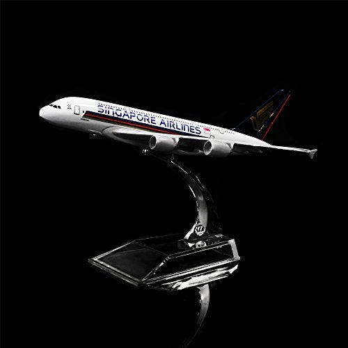 24-Hours Singapore Airlines A380 Alloy Metal Airplane Models Die-cast 1:400 - Image 2
