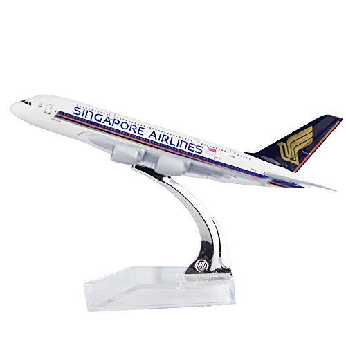 24-Hours Singapore Airlines A380 Alloy Metal Airplane Models Die-cast 1:400 - Image 1