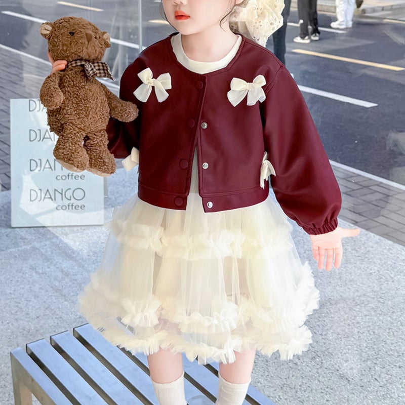 ChicPoint 2 Pcs 2-9years Girls Dress Suit - Image 1