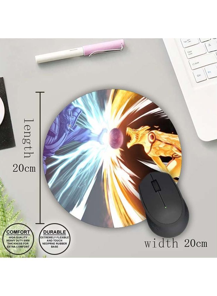 Protective Printed Mouse Pad Round - Image 1