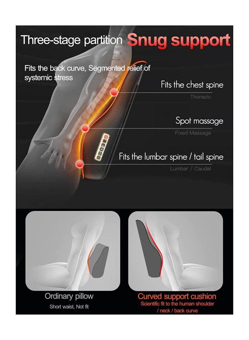 Generic Shaitsu Cervical Spine Pillow Massager Neck Waist Shoulder Lumbar Back Body Car Cushion  - Image 5