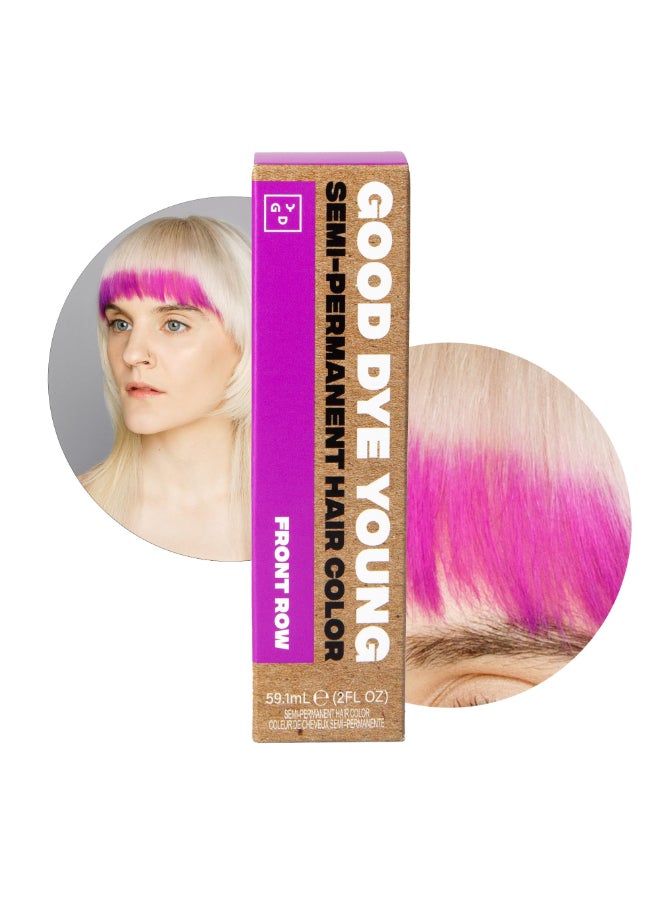 Good Dye Young SemiPermanent Hair Color Front Row Purple UV Protective Temporary Tint Lasts 1524 Washes Conditioning PPDFree Vegan Hair Coloring - Image 3
