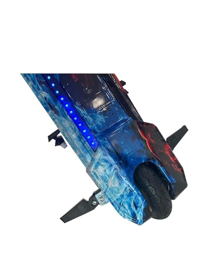 Generic Drifting 3 Wheel Electric Scooter– Bluetooth Speaker-LED Lights – Shock Absorber Safety Gears Speed Up To 20KM/h with free helmet  - Image 2