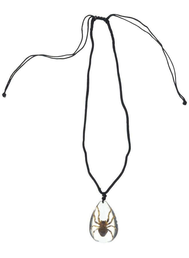 REALBUG Spider Necklace, Clear, Large