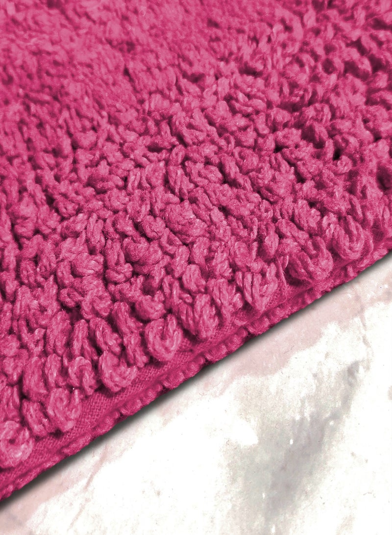 Raymond Home  Bath Mat - Luxurious, Ultra-Absorbent Bathroom Mat with Non-Slip Backing Color Plum - (50 * 80 CM) - Image 3