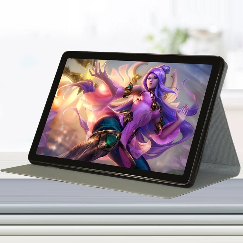 ألدو كيوب حافظة جلدية مضادة للانزلاق لجهاز Smile X Business Style اللوحي (رمادي) - Image 4