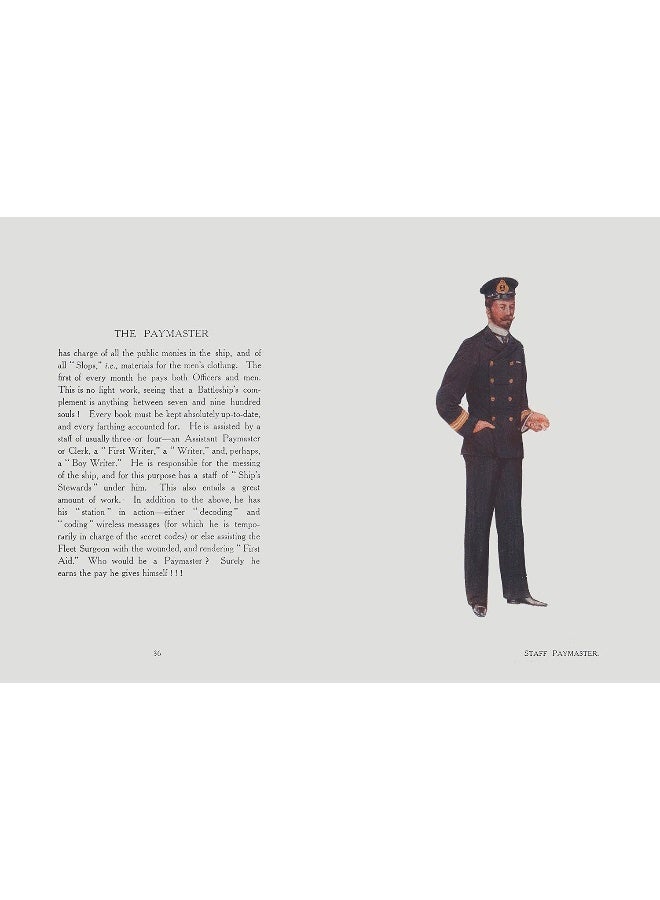 Stripes and Types of the Royal Navy: A Little Handbook of Sketches by Naval Officers Showing the Dress and Duties of All Ranks from Admiral to Boy Signaller  - Image 2