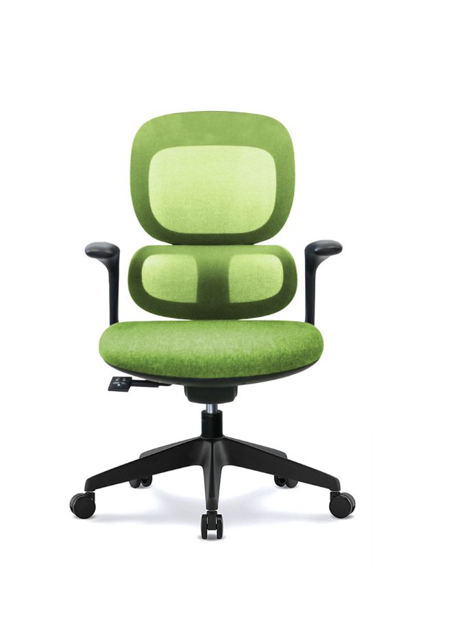 Generic Modern Executive Ergonimic Office Chair Without Headrest, Black Base for Office, Home and Shops, Green - Image 1