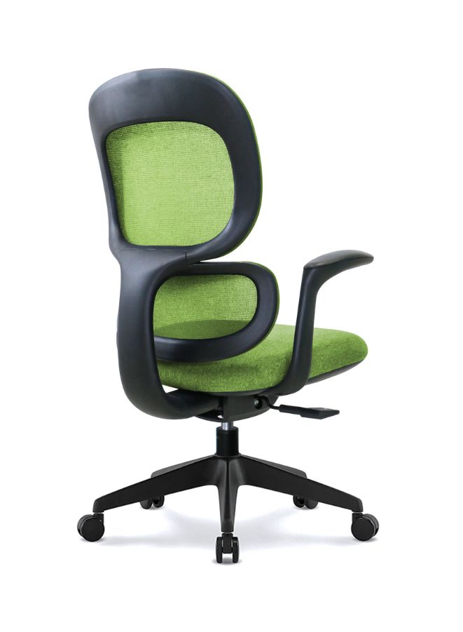 Generic Modern Executive Ergonimic Office Chair Without Headrest, Black Base for Office, Home and Shops, Green - Image 3