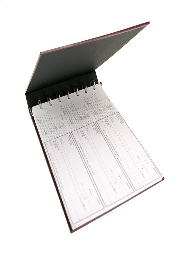 CAROUSELCHECKS Burgundy Business 7 Ring Binder - Image 2