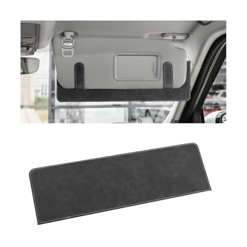HZEL Car Sun Visor Extender Anti Glare Vehicle Sunvisor Extension Shade Attachment for Safe Driving Adjustable Auto Sunlight Blocker Accessories Universal for SUV Sedan TruckSnow Gray - Image 1