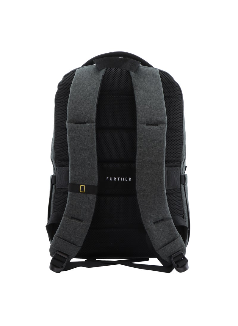 NATIONAL GEOGRAPHIC National Geographic Shadow RPET Backpack Anthracite, Durable Water Resistant Multi Compartments, RFID Pocket, Ample Storage Padded Computer Bag For Travel Business Office Men Women School University  - Image 4