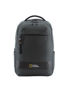 NATIONAL GEOGRAPHIC National Geographic Shadow RPET Backpack Anthracite, Durable Water Resistant Multi Compartments, RFID Pocket, Ample Storage Padded Computer Bag For Travel Business Office Men Women School University  - Image 1