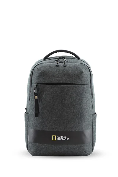 NATIONAL GEOGRAPHIC National Geographic Shadow RPET Backpack Anthracite, Durable Water Resistant Multi Compartments, RFID Pocket, Ample Storage Padded Computer Bag For Travel Business Office Men Women School University
