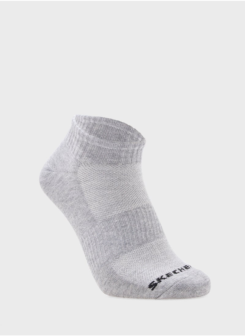 SKECHERS 3 Pack Qtr Crew Socks  - Image 3