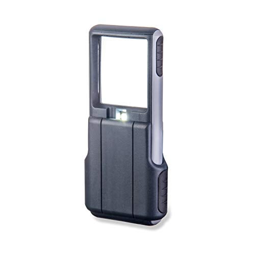 Carson MiniBrite 3x Power LED Lighted Slide-Out Magnifier with Protective Sleeve for Reading, Hobby, Crafts, Inspection and Tasks - Set of 4 - Image 2