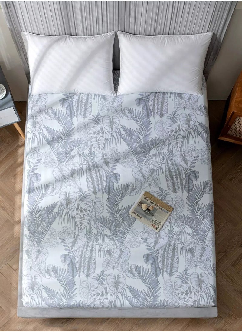 Generic Plants Print Fitted Sheet  - Image 4