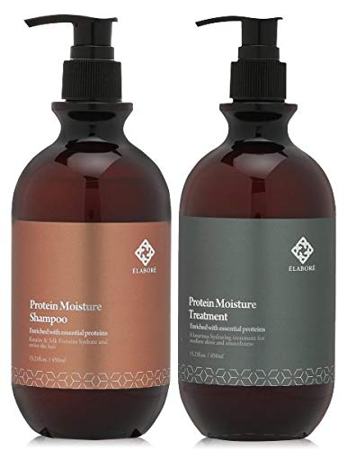 Elabore Protein Moisture Shampoo Treatment Set 1521 floz 450 ml - Image 2