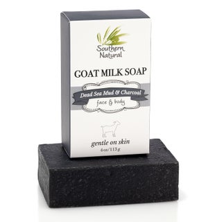 Southern Natural Activated Charcoal Soap Bar (1 Pack) Face and Body Soap For Sensitive Skin With Dead Sea Mud, Goat Milk & Peppermint Essential Oil - pzsku/ZECD4AA95AB5A0CB463E0Z/45/_/1744284561/cdf4144b-a255-4274-8ecd-7a5949fbb1d2