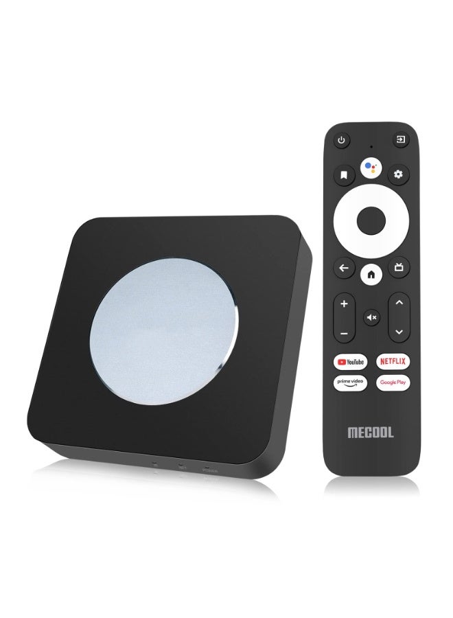 Android 11.0 TV Box, MECOOL KM2 Plus 2GB 16GB Smart TV Box with Netflix Certified, Google Assistant Dolby Atmos, TV Box 4K Support AV1, 2.4G/5G, Ethernet, WiFi 5, BT 5.0 with Amlogic S905X4 (Black)