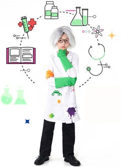 Al Aoyama Crazy Laboratory Scientist Overalls Children's Play House Professional Performance Costumes  - Image 2