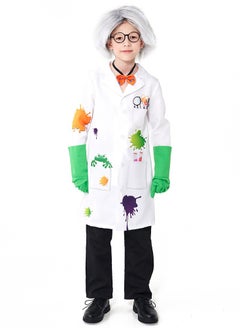 Al Aoyama Crazy Laboratory Scientist Overalls Children's Play House Professional Performance Costumes  - Image 1