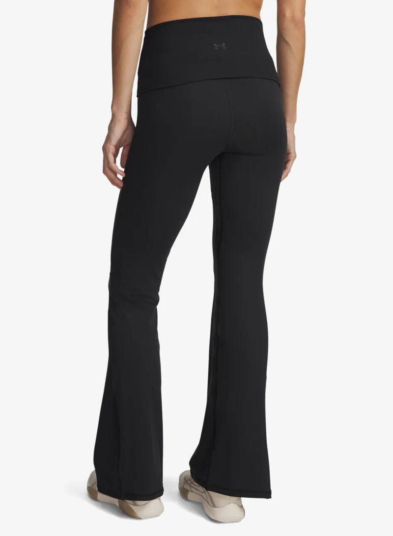 اندر ارمر Meridian Ribbed Foldover Flare Pants