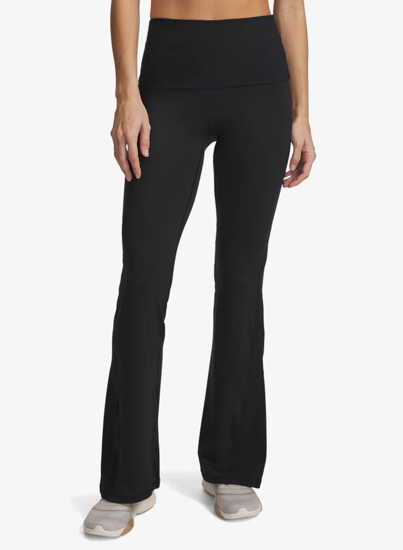 اندر ارمر Meridian Ribbed Foldover Flare Pants