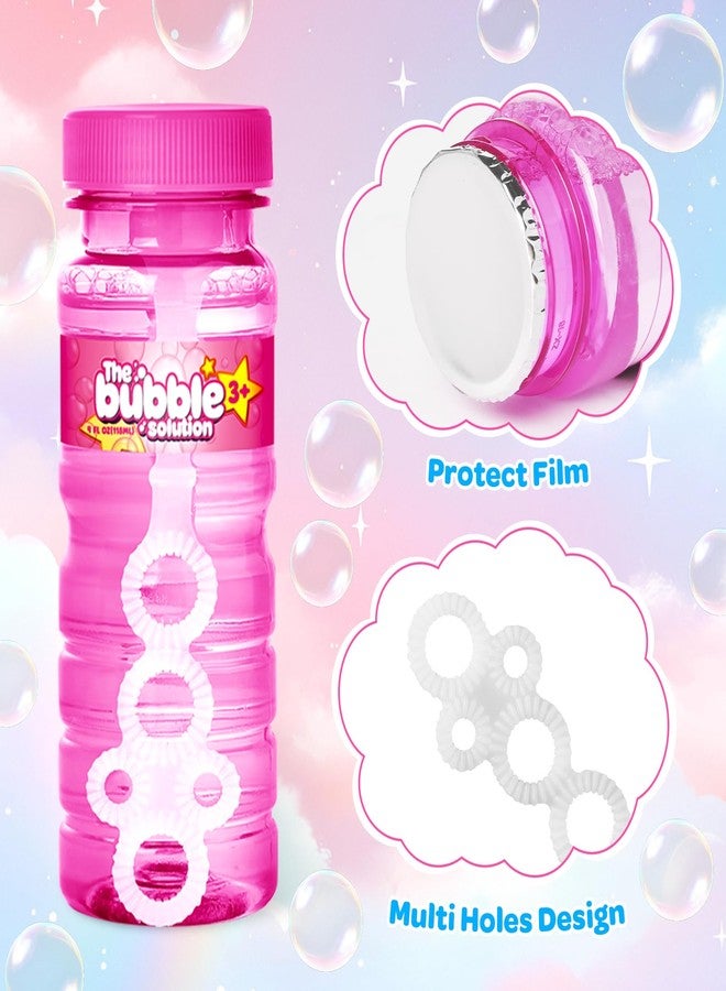 AuroTops 24 PCS Bubble Bottles with Wand Assortment for Kids,Bubble Solution Summer Toys for Kids Bubbles Party Favors,Birthday Party Supplies,Blow Bubbles in Bulk,Indoor & Outdoor Activities,6 Colors - Image 3