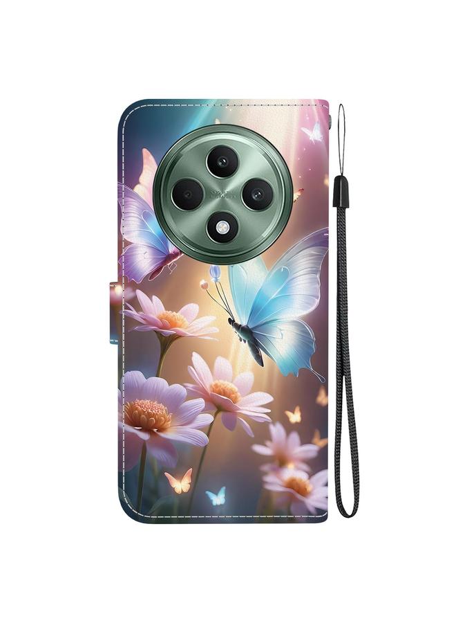 S-TOP Case For OPPO Reno12 F 5G Crystal Texture Colored Drawing Leather Phone Case - Image 3