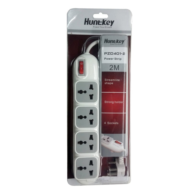 Huntkey PZD 401 4 Socket Power Strip - Image 3