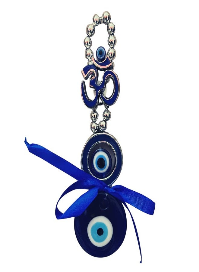 GJ OM Evil Eye Hanging for Home & Car | for Good Luck & Prosperity - Blue (design3) - Image 1