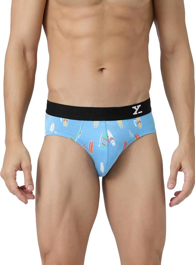 Xyxx  Pack of 2 - Men Surf Cotton Printed Briefs for Men | Best Price UAE