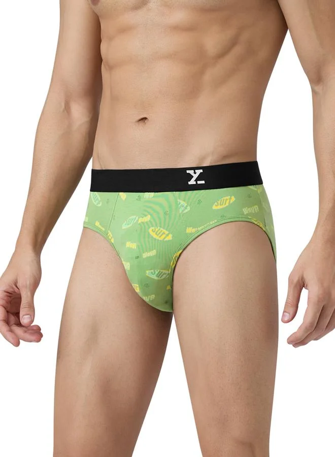 Xyxx  Pack of 2 - Men Surf Cotton Printed Briefs for Men | Best Price UAE