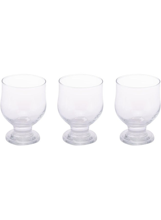 AKDC Bloom Stem Glass 6Pcs L(8CM) XW(8CM) XH(11CM) Transparent - Image 2