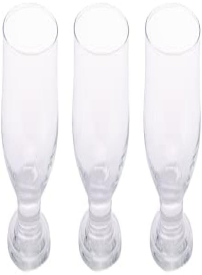 AKDC Bloom Stem Glass 6Pcs L(8CM) XW(8CM) XH(11CM) Transparent - Image 4