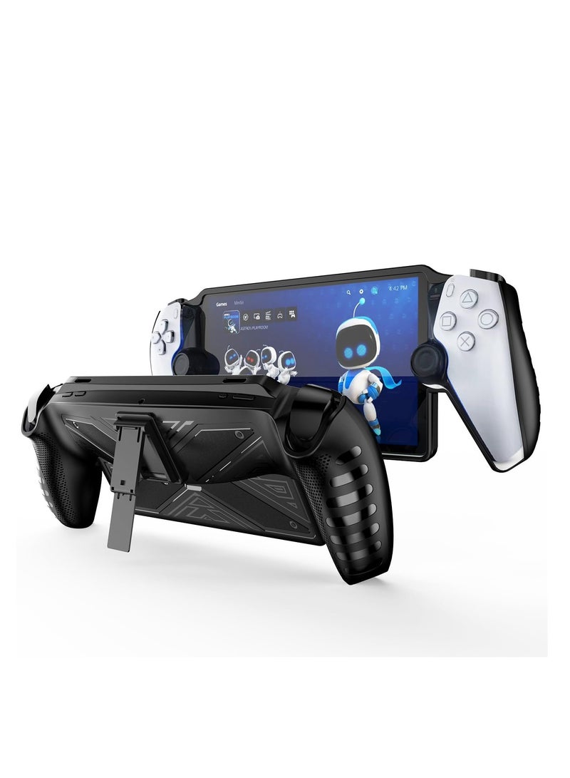 KASTWAVE Silicone Protective Case Compatible for Playstation Portal Case with Kickstand, Shockproof Anti-Scratch Non-Slip Full Protective Cover Skin for Playstation Portal Cover Accessories - Image 1