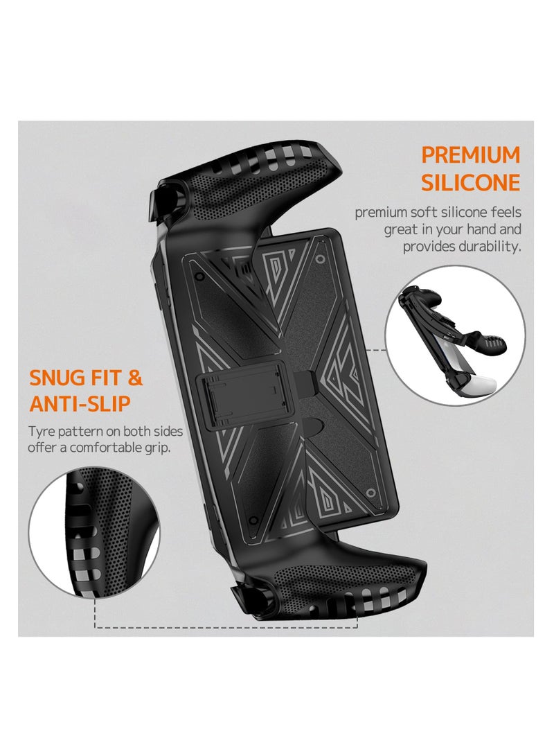 KASTWAVE Silicone Protective Case Compatible for Playstation Portal Case with Kickstand, Shockproof Anti-Scratch Non-Slip Full Protective Cover Skin for Playstation Portal Cover Accessories - Image 3