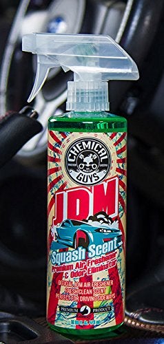Chemical Guys معطر هواء كيميكل غايز AIR23504 الفاخر ومزيل الروائح، رائحة نظيفة ومنعشة، رائع للسيارات والشاحنات وسيارات الدفع الرباعي والمركبات الترفيهية والمزيد (رائحة القرع الياباني) 4 أونصات سائلة - Image 5