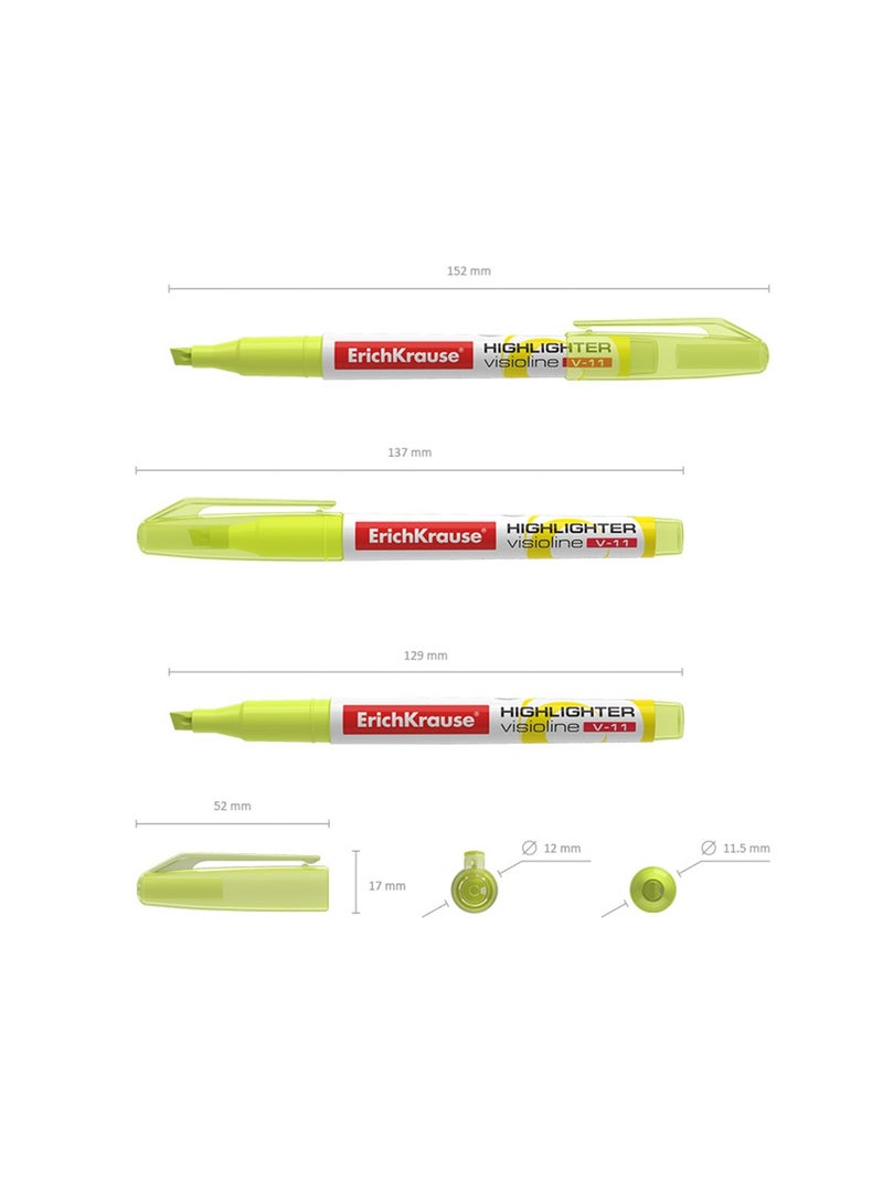 ErichKrause 4-Piece Visioline Highlighter Set Multicolour - Image 5