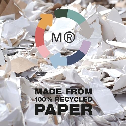 Miquelrius Miquel Rius M 100% PCW Recycled 4 Subject Notebook, Lined 11" x 8.5", 120 Sheets Heavyweight Paper, Subjects Separated by color, 3 Hole Punched, Micro-Perforated, EcoMap Design, Multicolor - Image 5