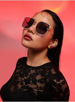 Haute Sauce Full Rim Oversized Sunglasses  - Image 3